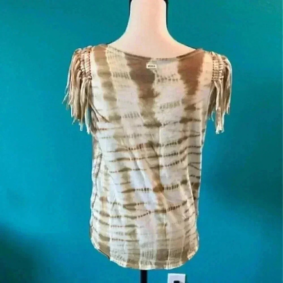 RVCA fringed shirt in size small - Picture 2 of 4
